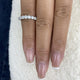 Half-Eternity Band Ring 0.9ct TCW, 14K Gold