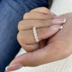 Half-Eternity Band Ring 0.9ct TCW, 14K Gold