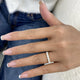 Half-Eternity Band Ring 0.9ct TCW, 14K Gold