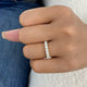Half-Eternity Band Ring 0.9ct TCW, 14K Gold