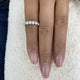 Half-Eternity Band Ring 1.2ct TCW, 14K Gold