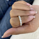 Half-Eternity Band Ring 1.2ct TCW, 14K Gold