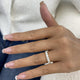 Half-Eternity Band Ring 1.2ct TCW, 14K Gold