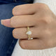 Braided Band Ring 0.5 ct TCW , Solid Gold 14k