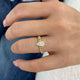 Braided Band Ring 0.5 ct TCW , Solid Gold 14k