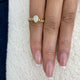 Braided Band Ring 0.5 ct TCW , Solid Gold 14k