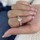 Solitaire Engagement Ring 0.4ct TCW, 14K Gold