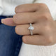 Solitaire Engagement Ring 0.4ct TCW, 14K Gold