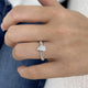 Solitaire Engagement Ring 0.4ct TCW, 14K Gold