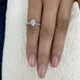 Solitaire Engagement Ring 0.4ct TCW, 14K Gold