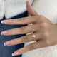 Solitaire Engagement Ring 0.6ct TCW, 14K Gold