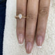Solitaire Engagement Ring 0.6ct TCW, 14K Gold