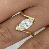 Norien Ring 1.5 ct TCW , Solid Gold 14k