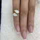 Toi et Moi Eternity Ring 2.1 ct TCW , Solid Gold 14k