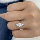 Nivra Ring 1.5 ct TCW , Solid Gold 14k