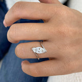 Nivra Ring 1.5 ct TCW , Solid Gold 14k