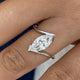 Solitaire Ring 1.5 ct TCW , Solid Gold 14k