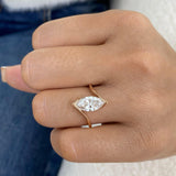 Bloomé Ring 1.5 ct TCW , Solid Gold 14k