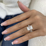 Keloza Ring 5.3 ct TCW , Solid Gold 14k
