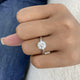 Arnira Ring 2.5 ct TCW , Solid Gold 14k