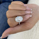 Samara Ring 4.5 ct TCW , Solid Gold 14k