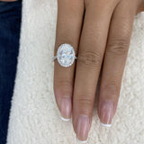 Samara Ring 4.5 ct TCW , Solid Gold 14k