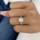 Aviara Trilogy Ring 3.5 ct TCW , Solid Gold 14k