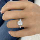 Aviara Trilogy Ring 3.5 ct TCW , Solid Gold 14k