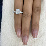 Aviara Trilogy Ring 3.5 ct TCW , Solid Gold 14k