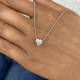 Romantic Necklace 1 ct TCW , Solid Gold 14k