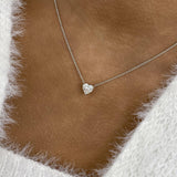Romantic Necklace 1 ct TCW , Solid Gold 14k