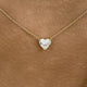 Romantic Necklace 1 ct TCW , Solid Gold 14k