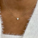 Romantic Necklace 1 ct TCW , Solid Gold 14k