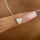 Romantic Necklace 1.5 ct TCW , Solid Gold 14k