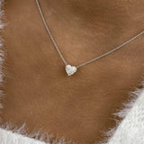 Romantic Necklace 1.5 ct TCW , Solid Gold 14k