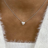 Romantic Necklace 2 ct TCW , Solid Gold 14k