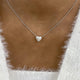 Romantic Necklace 2 ct TCW , Solid Gold 14k