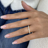 Eternity Band Ring 0.7ct TCW, 14K Gold