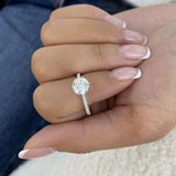 Nolene Ring 1.9 ct TCW , Solid Gold 14k