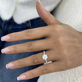 Nolene Ring 1.9 ct TCW , Solid Gold 14k