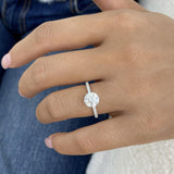 Nolene Ring 1.9 ct TCW , Solid Gold 14k