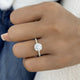 Nolene Ring 1.9 ct TCW , Solid Gold 14k