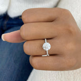 Nolene Ring 2.4 ct TCW , Solid Gold 14k