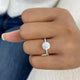 Nolene Ring 2.4 ct TCW , Solid Gold 14k