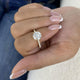 Nolene Ring 2.4 ct TCW , Solid Gold 14k