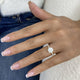 Nolene Ring 2.4 ct TCW , Solid Gold 14k