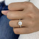 Nolene Ring 2.4 ct TCW , Solid Gold 14k