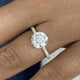 Nolene Ring 2.4 ct TCW , Solid Gold 14k