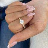 Nolene Ring 1.4 ct TCW , Solid Gold 14k