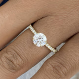 Nolene Ring 1.4 ct TCW , Solid Gold 14k